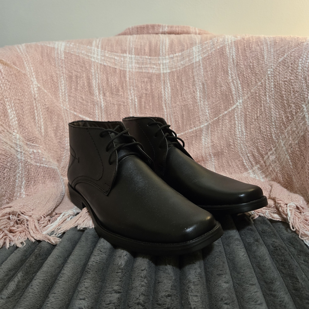 Mens 10.5 Full Leather chukka boots or dressy ankle boots Mad In Guatmalia - Picture 3 of 12